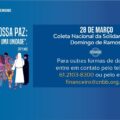 Secretário-Geral Da CNBB convida Fiéis ao Gesto Concreto de Doação à Coleta de Solidariedade no Domingo de Ramos