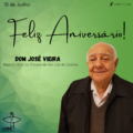 10 de Junho: Aniversário Natalício de Dom José Vieira