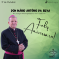 17 de Outubro: Aniversário de Dom Mário Antônio da Silva