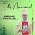17 de Janeiro: Aniversário de Dom Derek J. Christopher Byrne – Bispo da Diocese de Primavera do Leste/Paranatinga – MT
